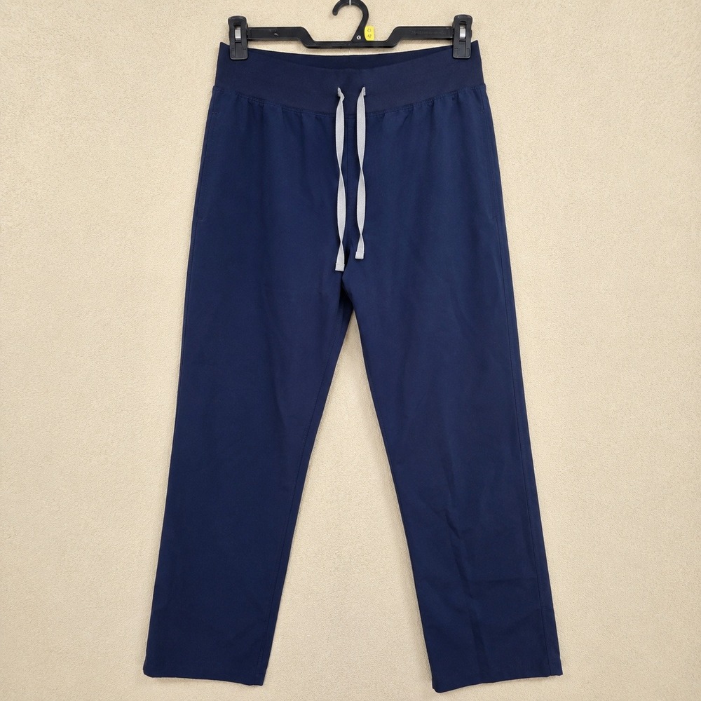FIGS Technical Collection Navy Blue HW Livingston Scrub Pants Mens Medium